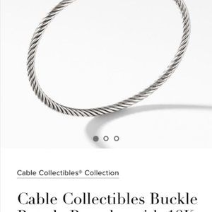 David Yurman Bracelet with 18K, 3mm